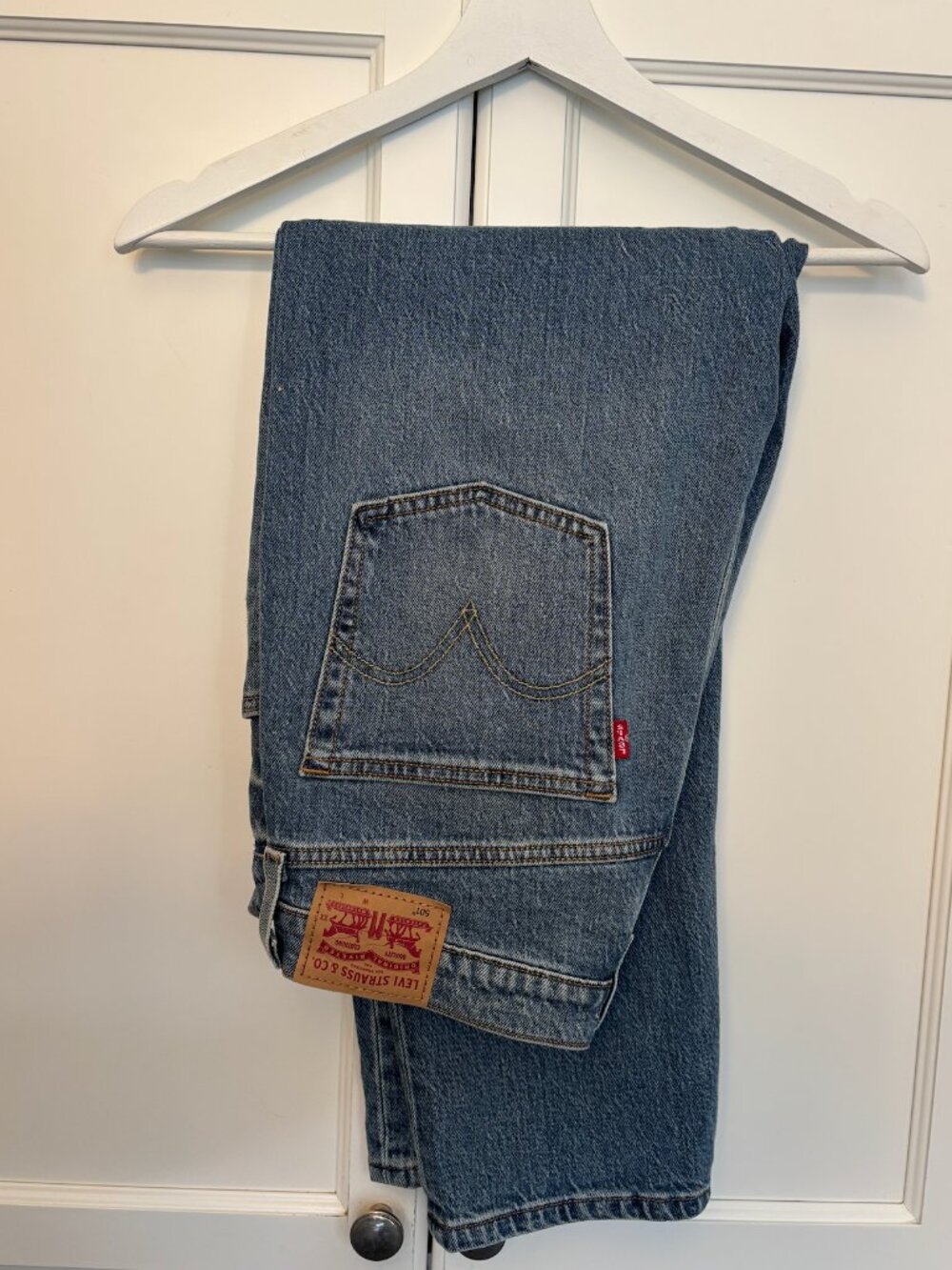 LEVIS - 501 Crop jeans in medium wash